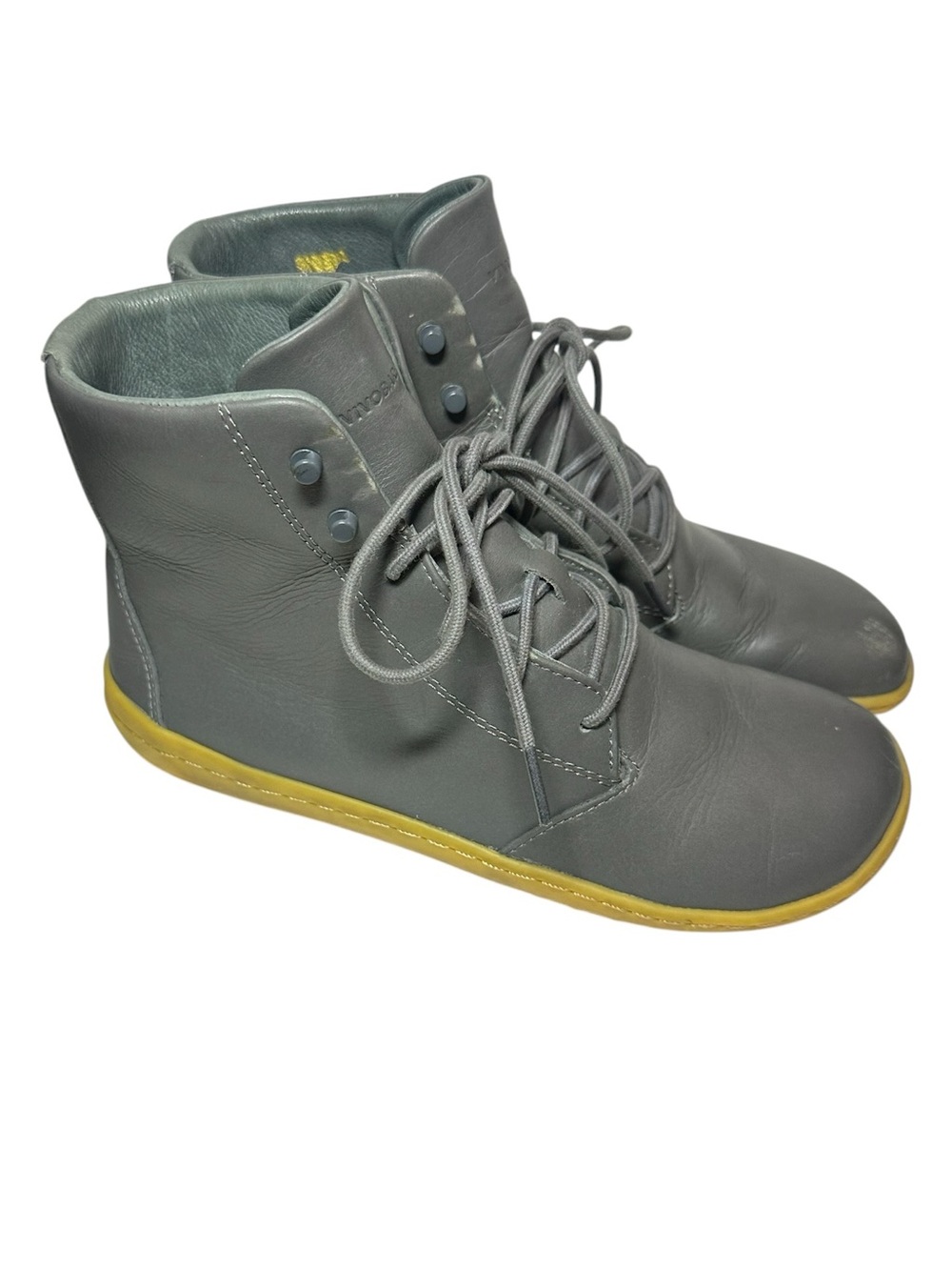 Vivo Barefoot Gobi Hi III Nubuck L Gray Leather  Women’s Size 37 EUR  Us Sz 6.5